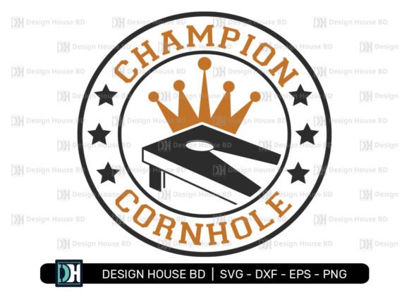 Cornhole Champion SVG Graphic for Crafts & Selling