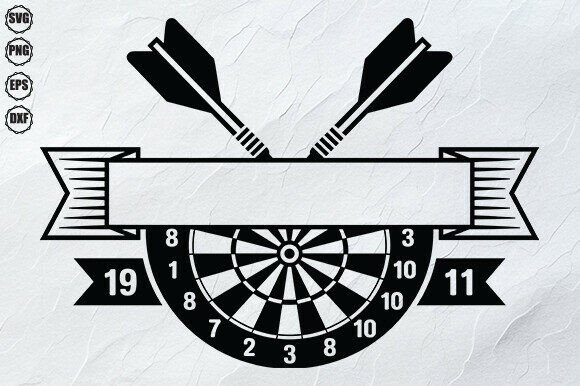 Dartboard SVG for Graphics & Crafts Branding