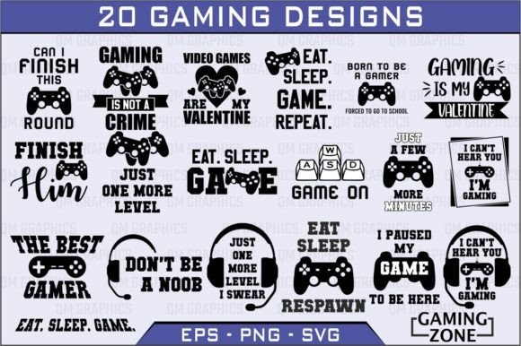 Game Controller SVG Bundle for Gaming Brand Graphics
