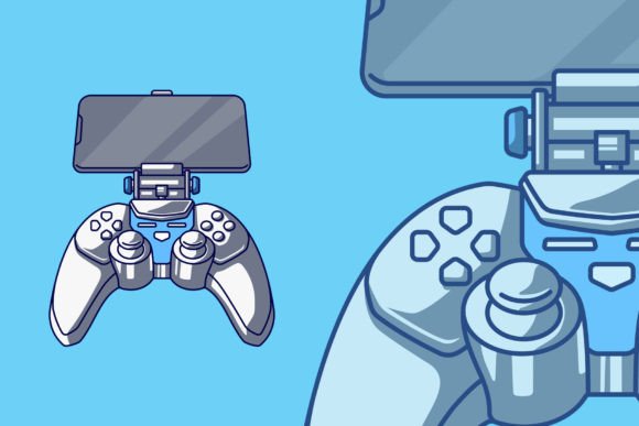 Game Pad Smartphone Illustration Graphics Review