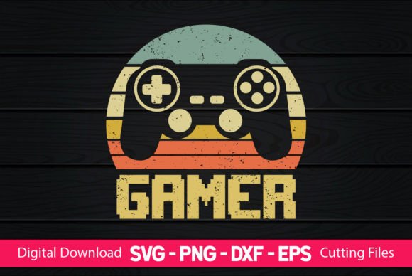 Gamer Video Game Lover Graphics for Crafts