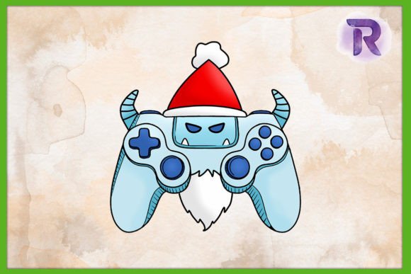 Iceman Game Controller Christmas PNG for Crafts & Graphics