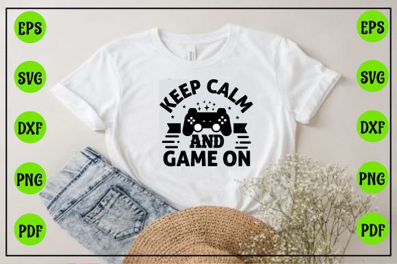 Keep Calm and Game on Svg Design: Graphics & Crafts Review