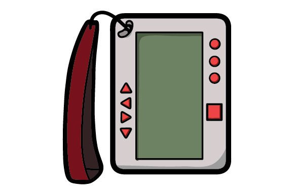Keychain Russian Blocks Handheld Game for Crafts and Video Games Design