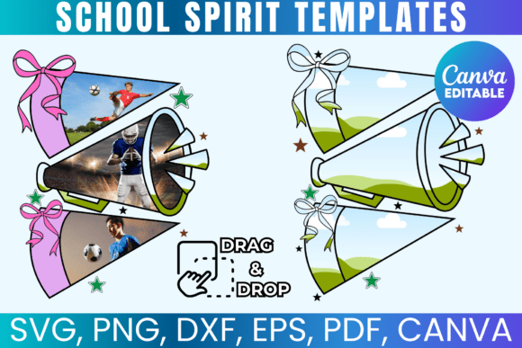 School Spirit Template, Game Day Png: A Designer's Look