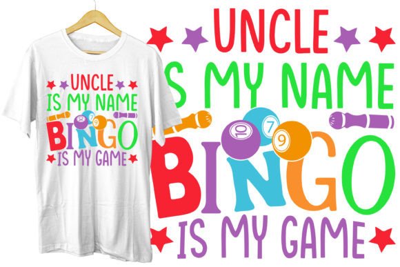 Uncle Bingo Game SVG Graphics for Crafters