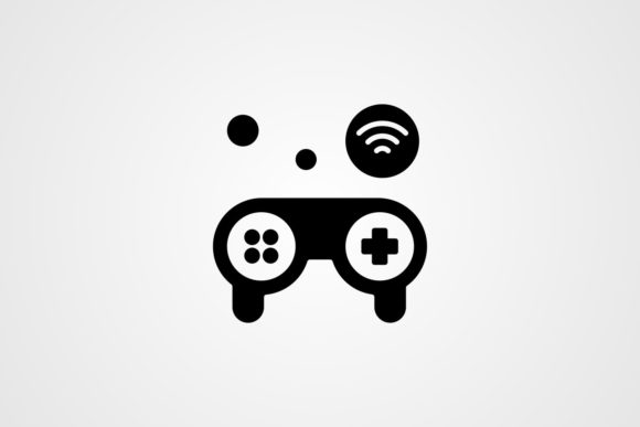 Vector Game Controller Solid Icon Design
