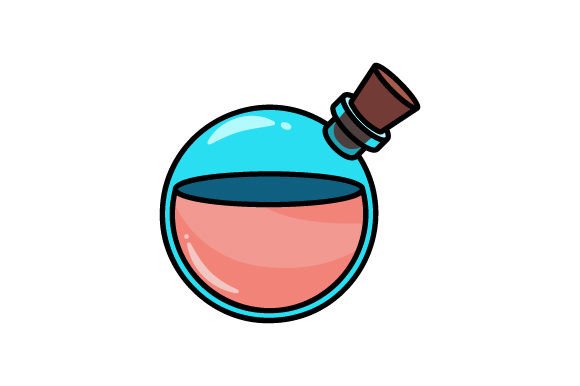 Video Game Icon, Potion: A Crafty Asset for Digital Publishing