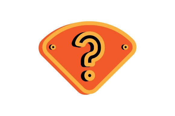 Video Game Icon, Question Mark for Crafts & Games